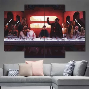 Darth Vader Imperial Banquet Wall Art – Dark Cinematic Table Scene