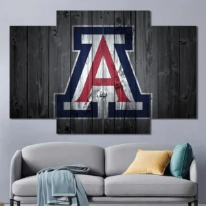 Arizona Wildcats Rustic Logo Wall Art