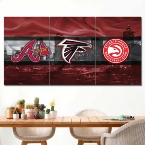 Atlanta Sports Teams City Wall Art