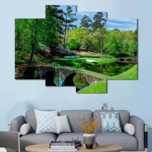 Augusta Golf Stone Bridge Wall Art