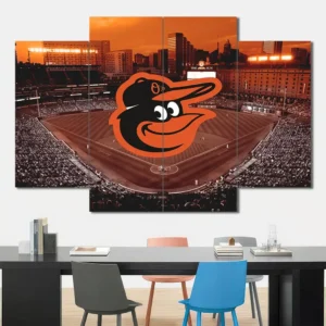 Baltimore Orioles Stadium Logo Wall Art