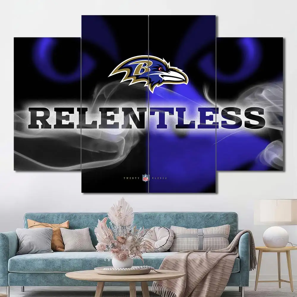Baltimore Ravens Relentless Wall Art