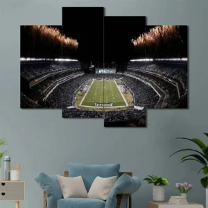 Baseball Stadium Night Wall Art – Lights