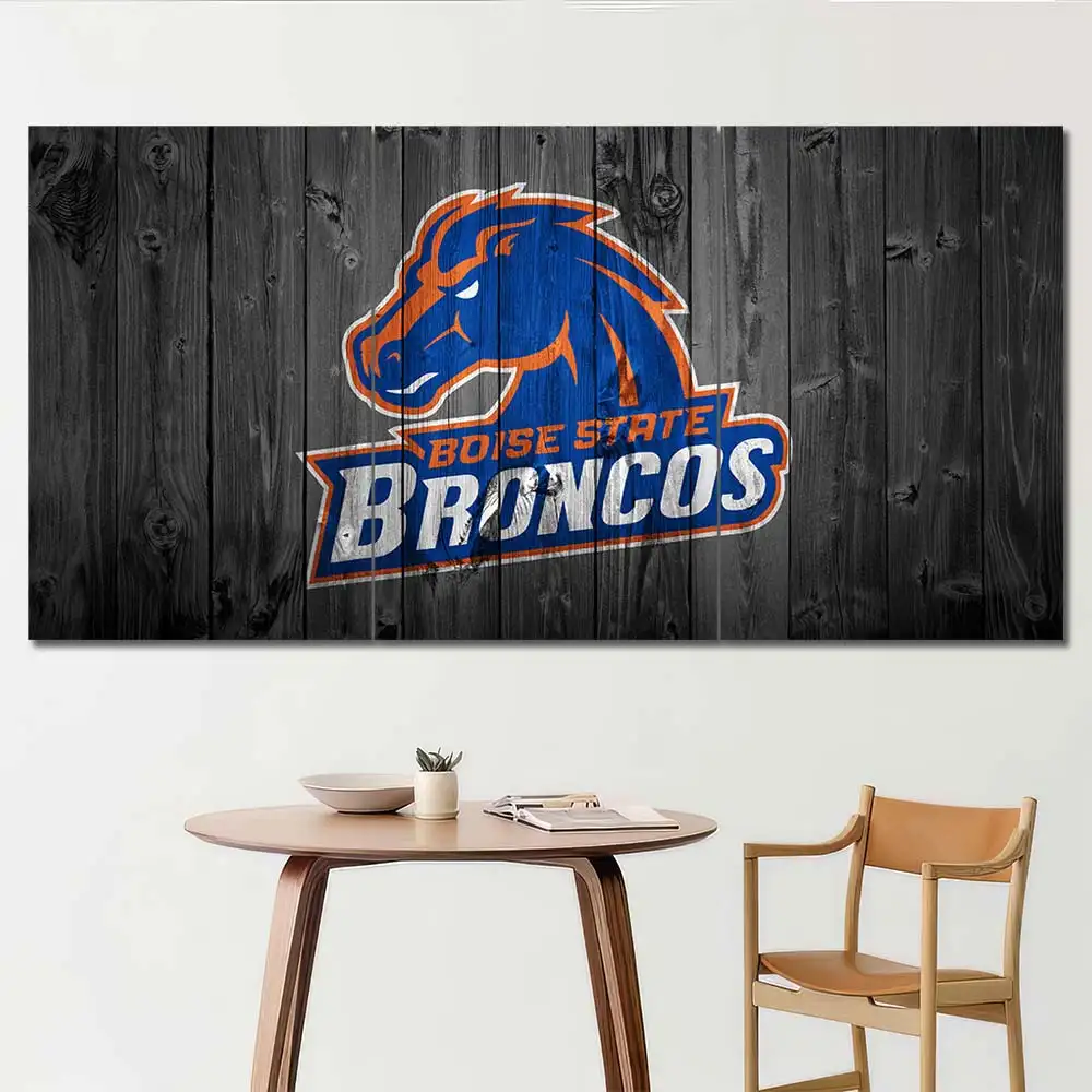 Boise State Broncos Rustic Logo Wall Art - Image 2