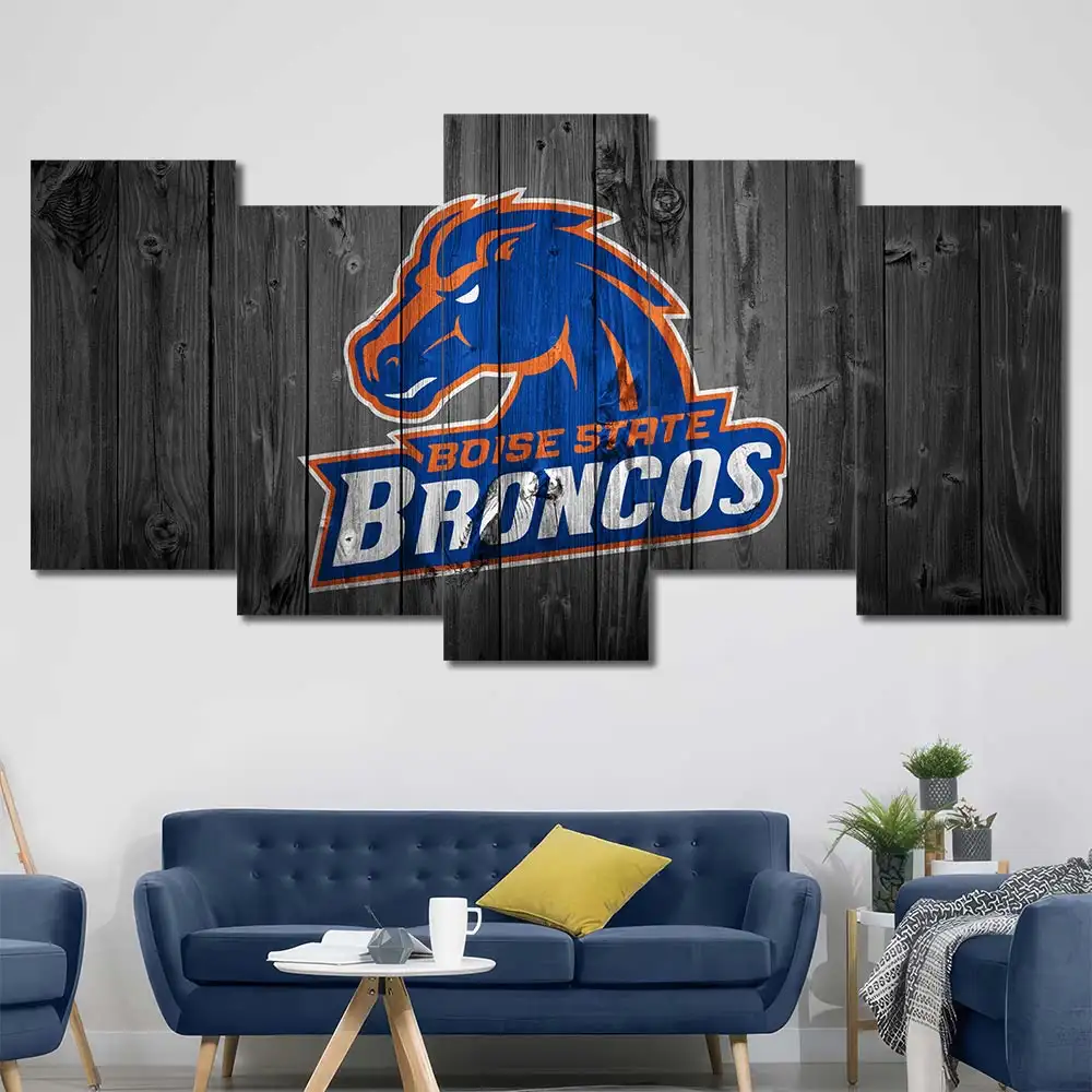 Boise State Broncos Rustic Logo Wall Art - Image 5