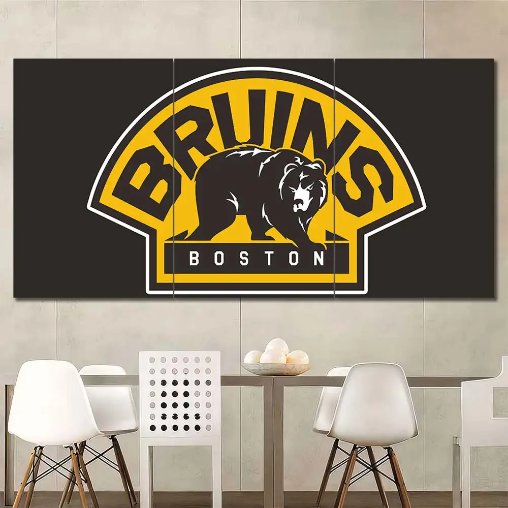 Boston Bruins Vintage Bear Logo Wall Art - Image 2