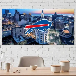 Buffalo Bills City Skyline Wall Art – Logo