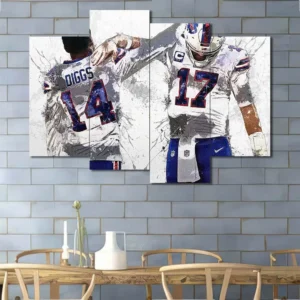 Buffalo Bills Diggs Allen Wall Art – Teammates