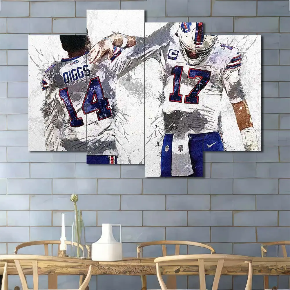 Buffalo Bills Diggs Allen Wall Art – Teammates