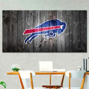 Buffalo Bills Rustic Logo Wall Art