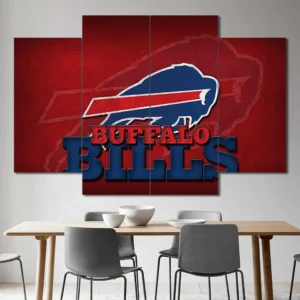 Buffalo Bills Vintage Logo Wall Art