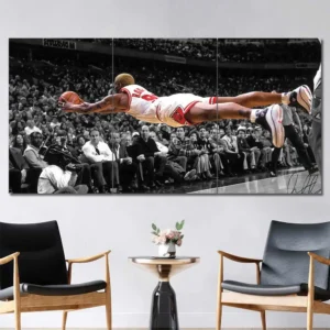 Chicago Bulls Flying Dunk Wall Art