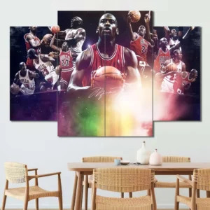 Chicago Bulls Number 23 Basketball Collage Wall Art