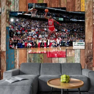 Chicago Bulls Number 23 Slam Dunk Wall Art