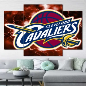 Cleveland Cavaliers Fire Logo Wall Art