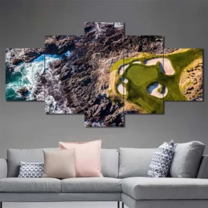 Coastal Golf Green Wall Art – Ocean View