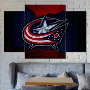 Columbus Blue Jackets Logo Wall Art