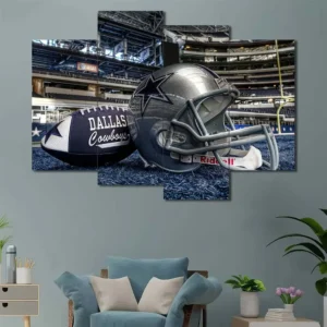 Dallas Cowboys Helmet Stadium Wall Art