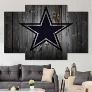 Dallas Cowboys Rustic Star Logo Wall Art