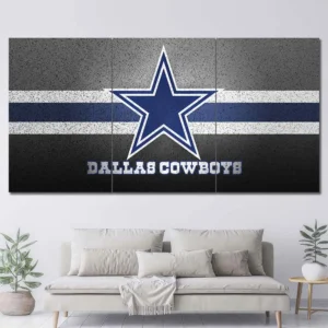 Dallas Cowboys Star Stripe Wall Art