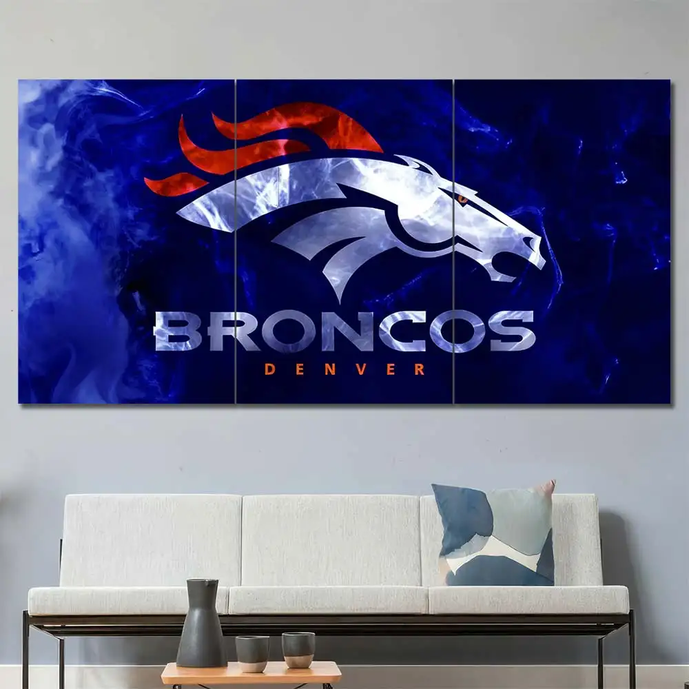 Denver Broncos Fire Logo Wall Art - Image 2