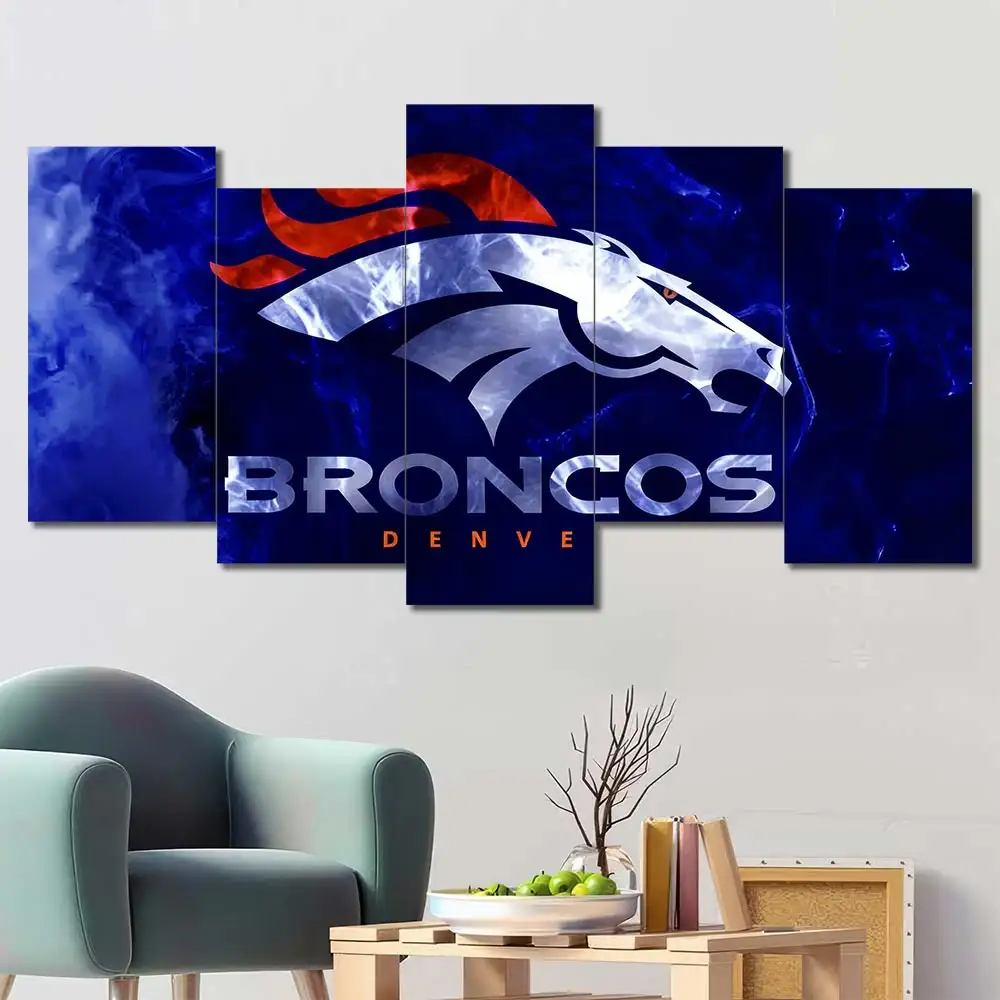 Denver Broncos Fire Logo Wall Art - Image 5