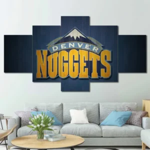 Denver Nuggets Vintage Logo Wall Art