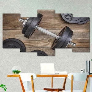 Dumbbell Strength Training Wall Art