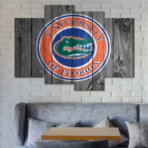 Florida Gators Rustic Seal Wall Art