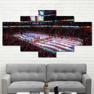 Hockey Arena American Flag Wall Art – Ceremony