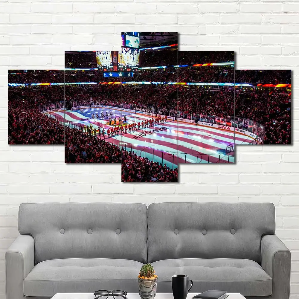 Hockey Arena American Flag Wall Art – Ceremony