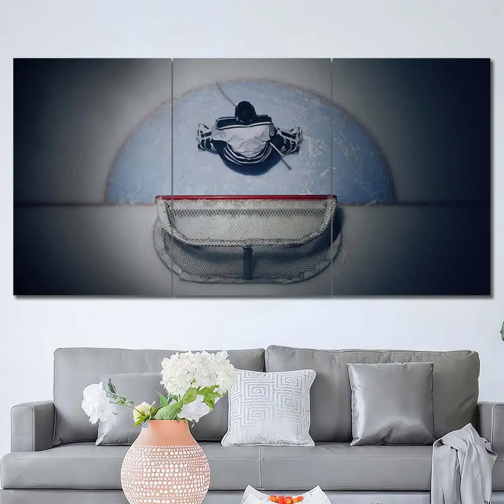 Hockey Goalie Mask Wall Art – and Net - Image 2