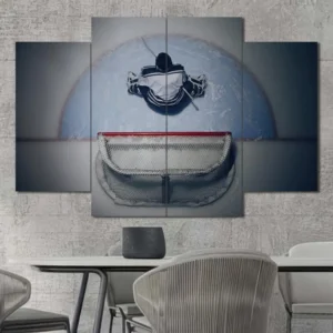 Hockey Goalie Mask Wall Art – and Net
