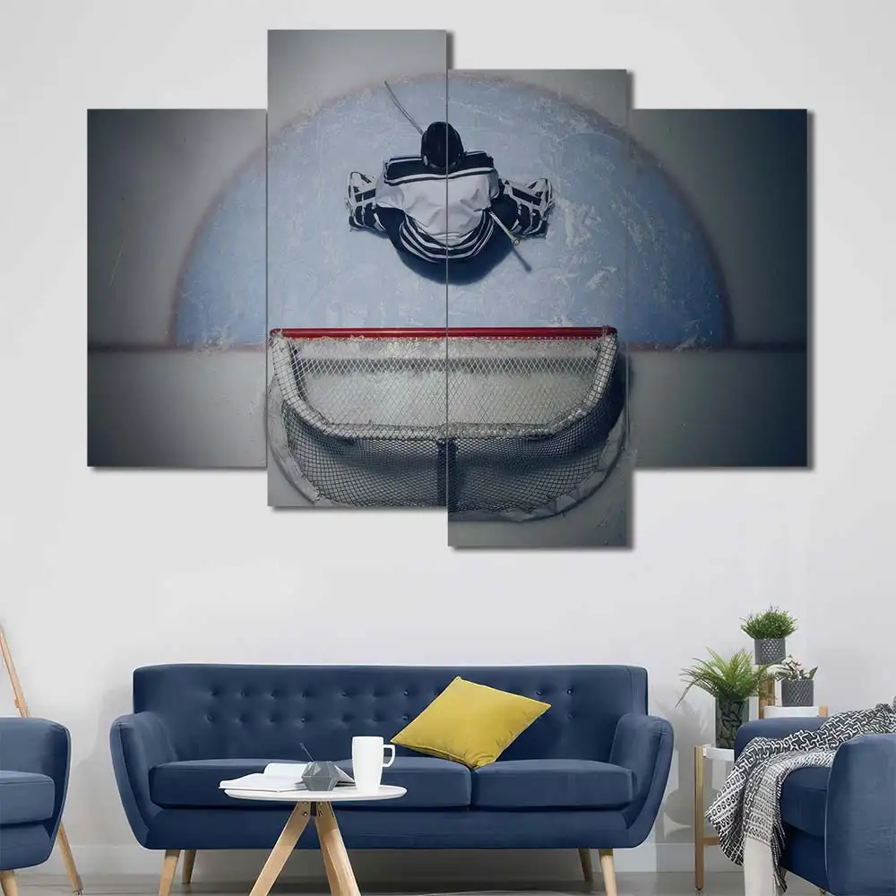 Hockey Goalie Mask Wall Art – and Net - Image 3
