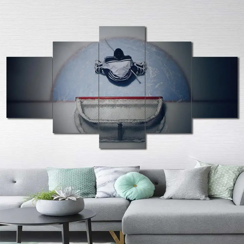 Hockey Goalie Mask Wall Art – and Net - Image 4