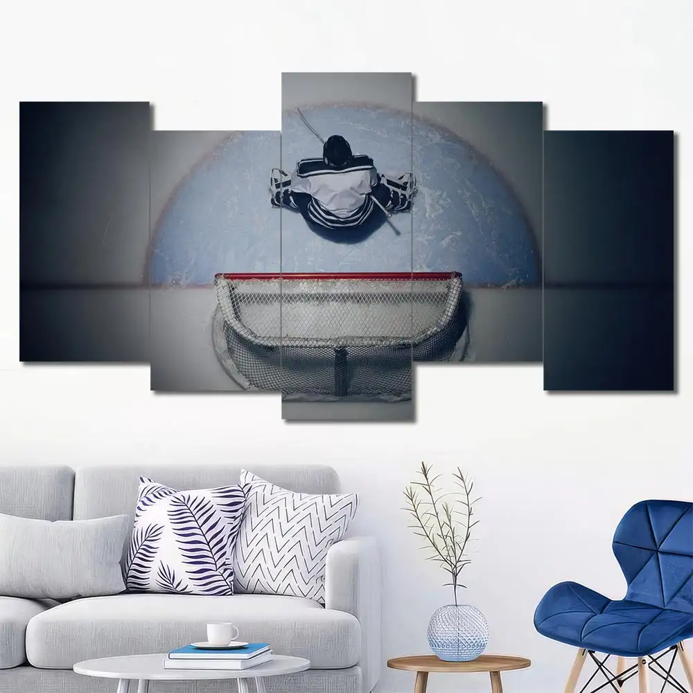 Hockey Goalie Mask Wall Art – and Net - Image 5