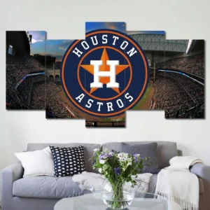 Houston Astros Stadium Logo Wall Art