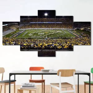 Iowa Hawkeyes Kinnick Stadium Wall Art – Night