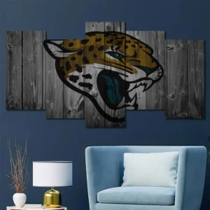 Jacksonville Jaguars Rustic Logo Wall Art