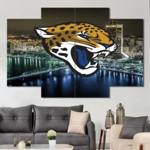 Jacksonville Jaguars Skyline Logo Wall Art