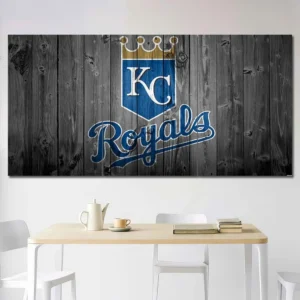 Kansas City Royals Rustic Logo Wall Art