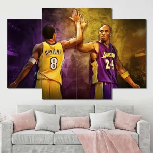 Kobe Bryant Lakers Tribute Wall Art