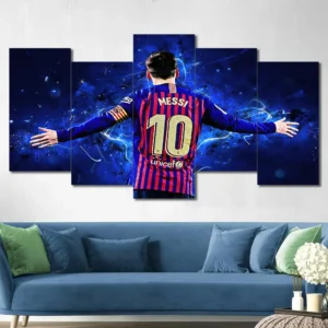 Lionel Messi Barcelona Wall Art – Number 10