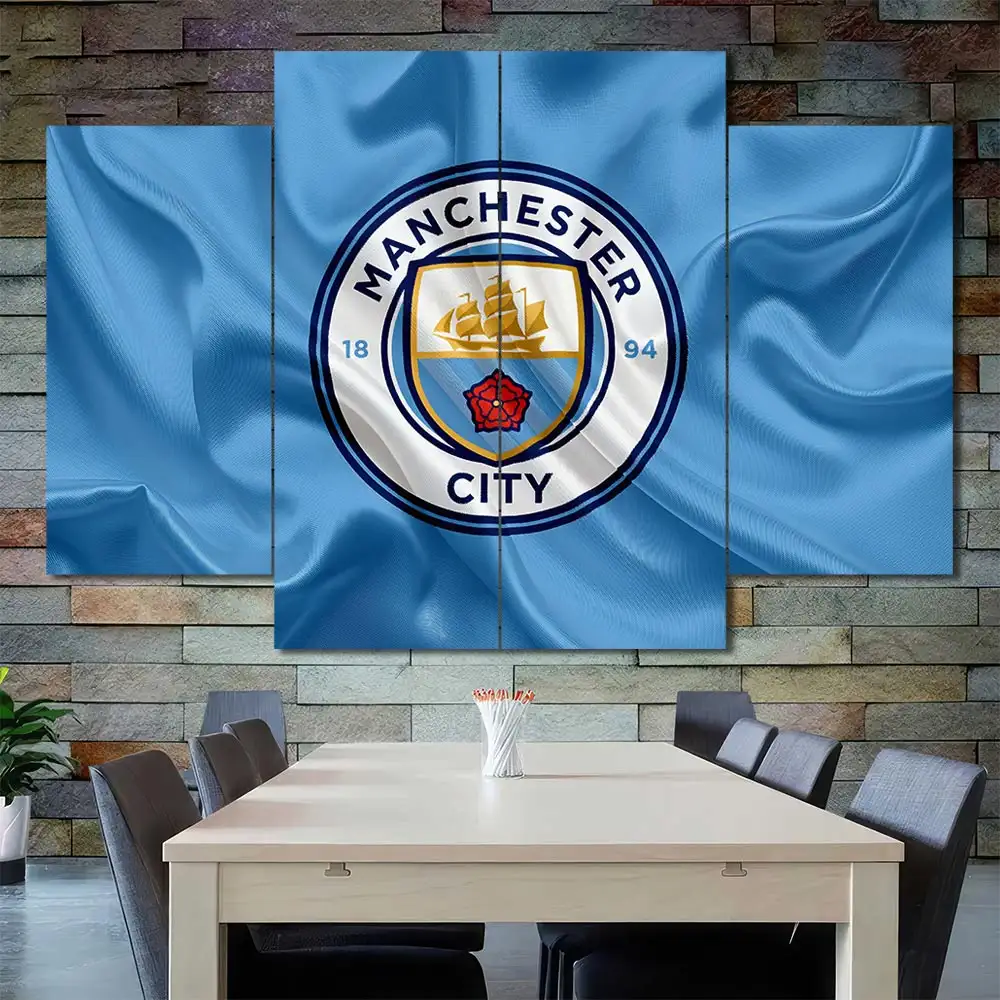 Manchester City Flag Crest Wall Art - Image 2