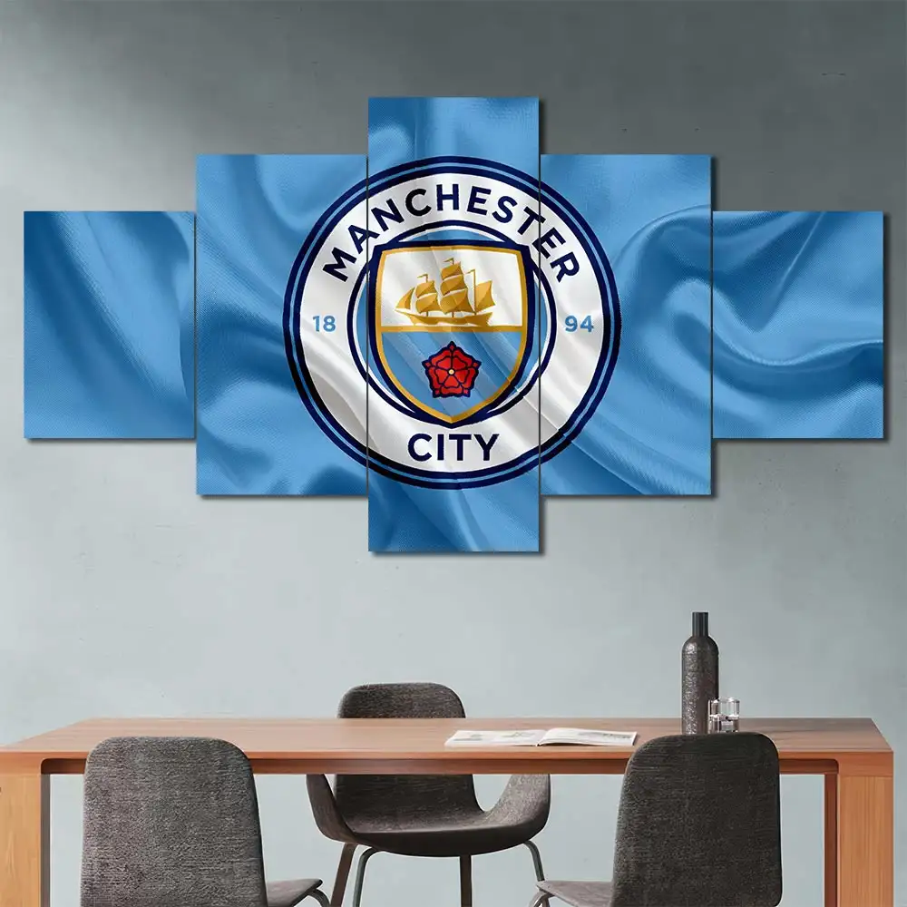 Manchester City Flag Crest Wall Art - Image 4