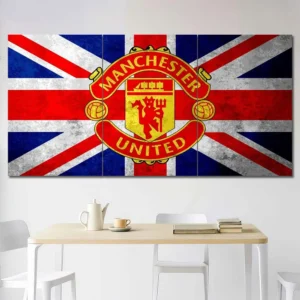 Manchester United Union Jack Wall Art – Logo