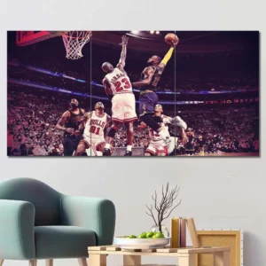 Michael Jordan Bulls Slam Dunk Wall Art