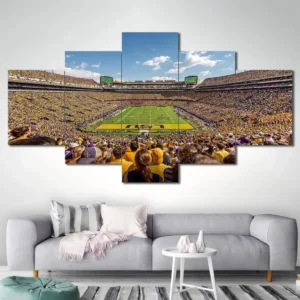 Michigan Wolverines Stadium Crowd Wall Art