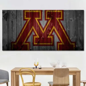 Minnesota Golden Gophers Rustic Logo Wall Art