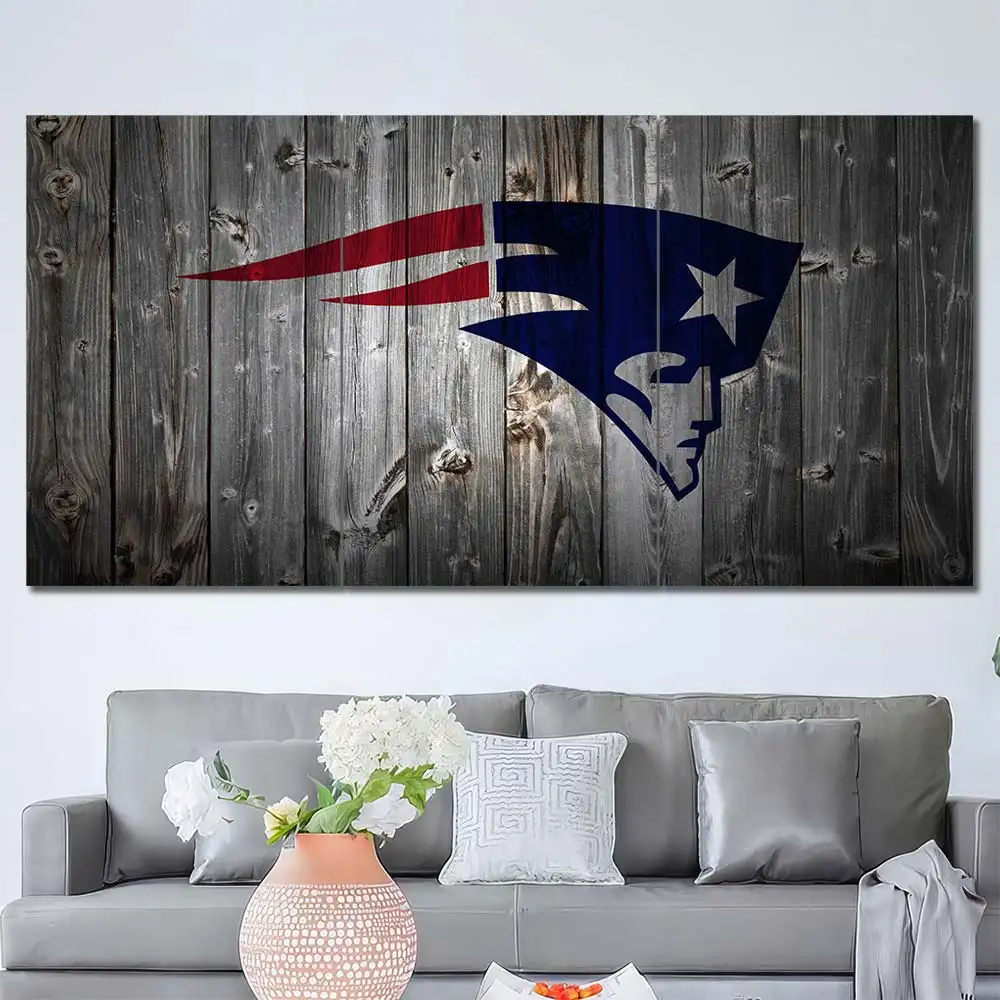 New England Patriots Rustic Logo Wall Art - Image 2